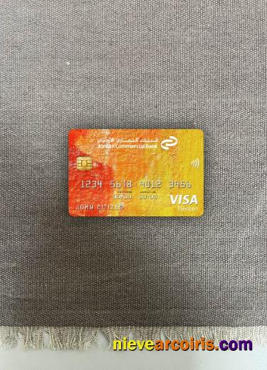Jordan Commercial Bank JCB bank visa electron card photolook